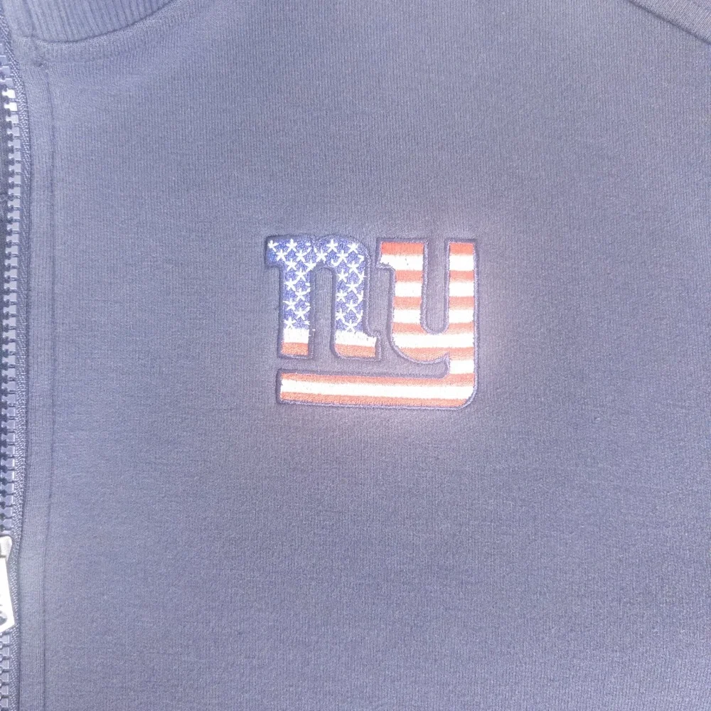 Cutter & Buck Mens New York Giants Navy Blue Full Zip Jacket 2XL NFL Football